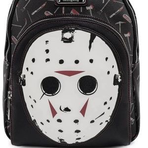 Loungefly Friday the 13th Jason Glow in the Dark GID Mini Backpack NWT